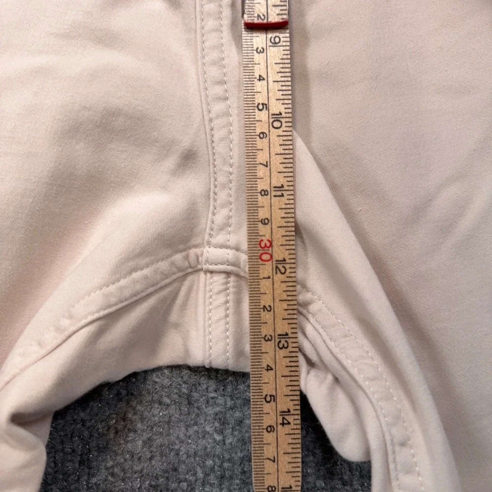 Banana Republic Traveler Pants Mens 36x32 Beige Slim Fit Stretch Chino Casual